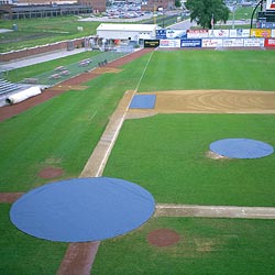 20' Circular Pitchers Mound Cover - Weight: 25 lbs-0