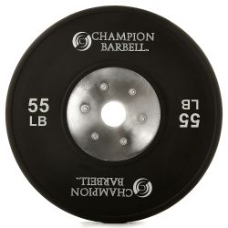 Olympic Competition Bumper Black 55lb-0