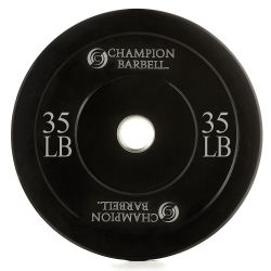 Olympic Rubber Plate Black 35lb-0