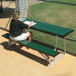 7.5' Scorer's Table With Bench-Natural-0