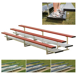 2 Row 15' Powder Coated Pref. Bleacher-0