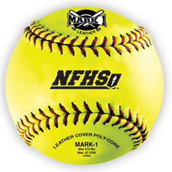 Mark 1 NFHS 12" Softballs (Dozen)-0