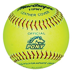 MacGregor® Pony® 11" Softballs (Dozen)-0