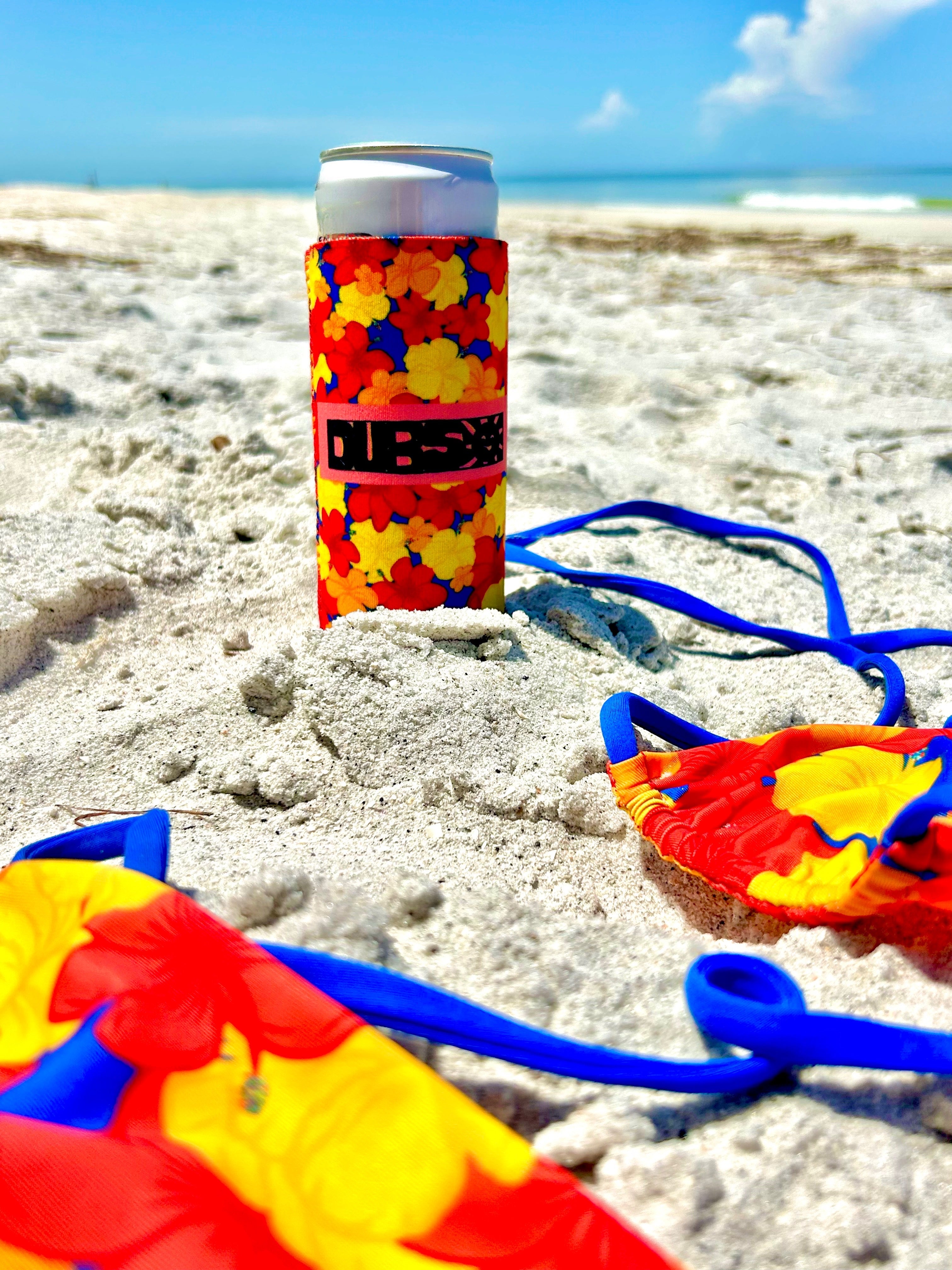 Sunburst Floral Koozie-1