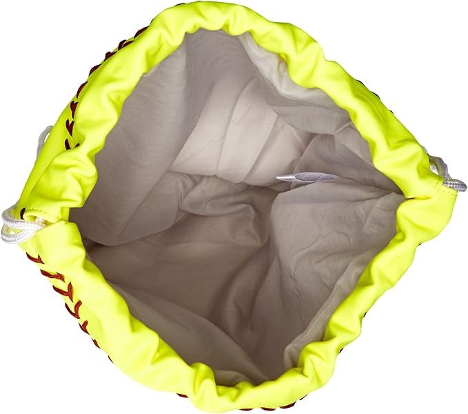 Custom Design Softball Drawstring Bag - Authentic Series