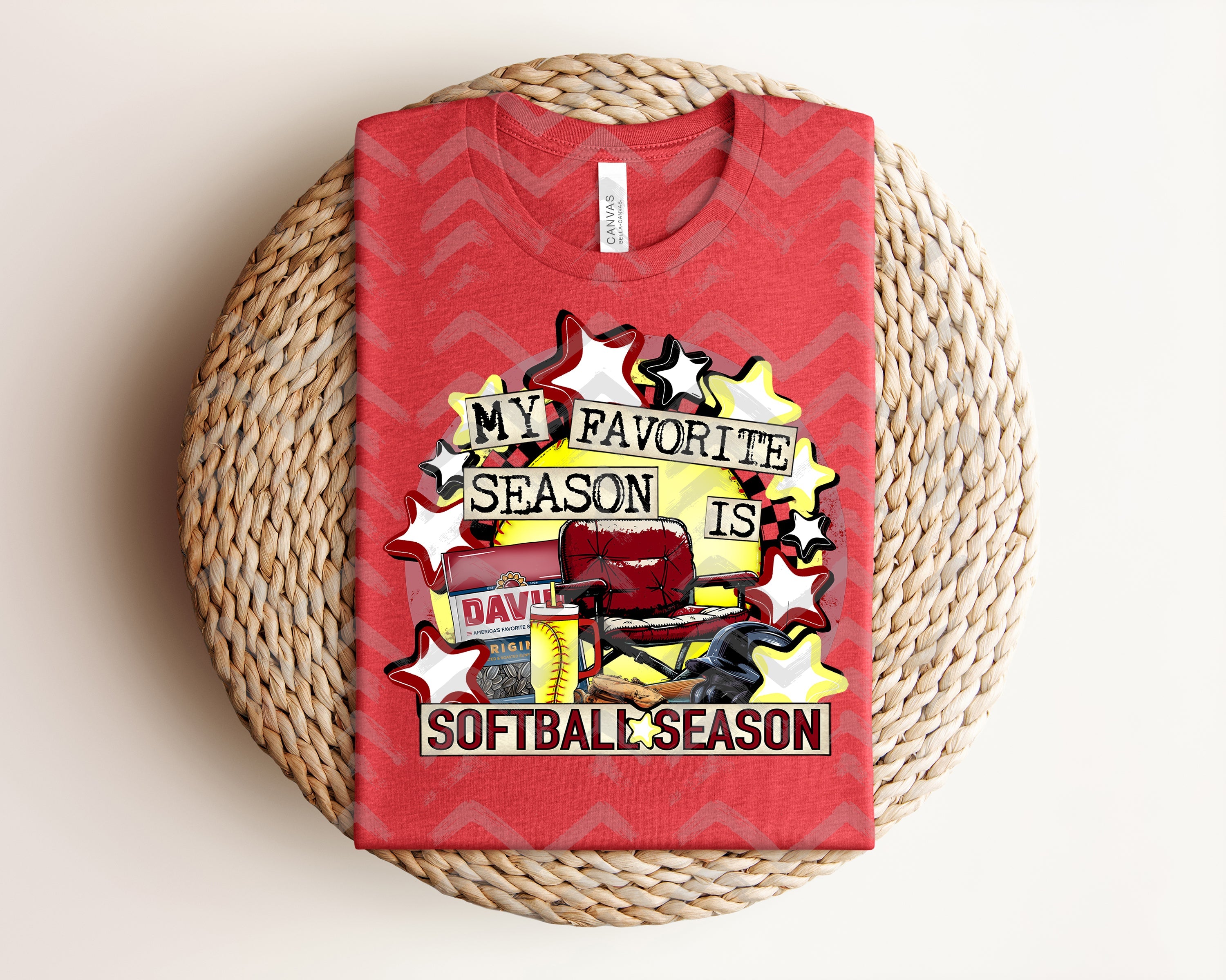 My Favorite Season is Softball Season Graphic Tee