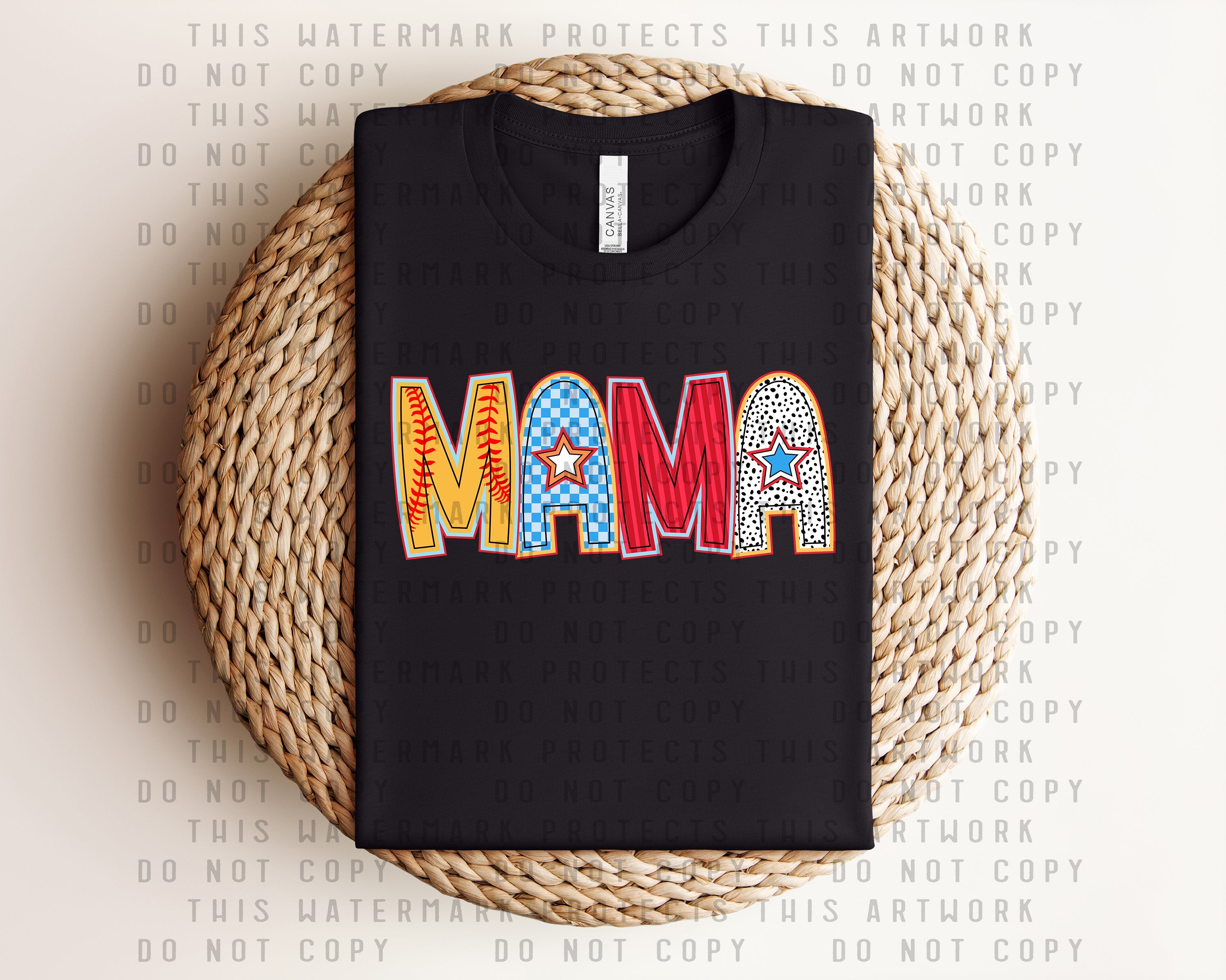 Softball Mama Graphic Tee