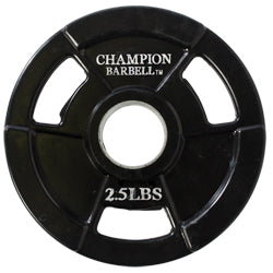 2.5lb Olympic Rubber Coated Grip Plate-0