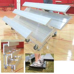 2 Row 8' Pref. Tip n' Roll Bleacher-0