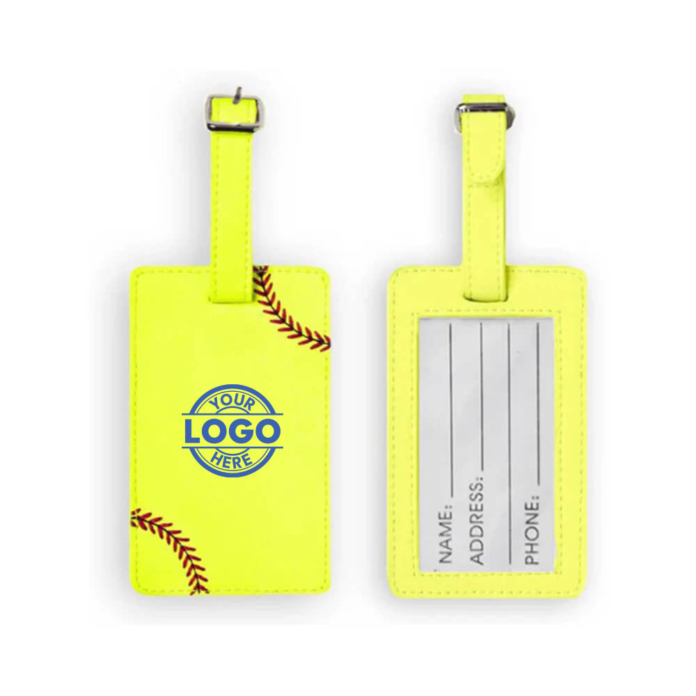 Custom Design Softball Luggage Tag - Authentic Series