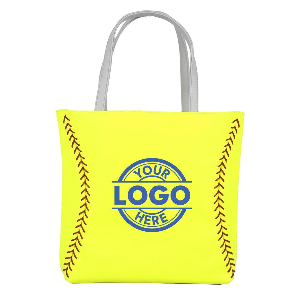 Custom Design Softball Tote Handbag - Authentic Series
