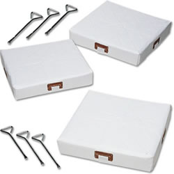 MacGregor®Heavy Duty Vinyl Bases - Official 15\\\"x15\\\" (Set of 3)-0