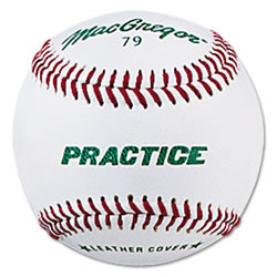 MacGregor® #79 Practice Baseballs (Dozen)-0