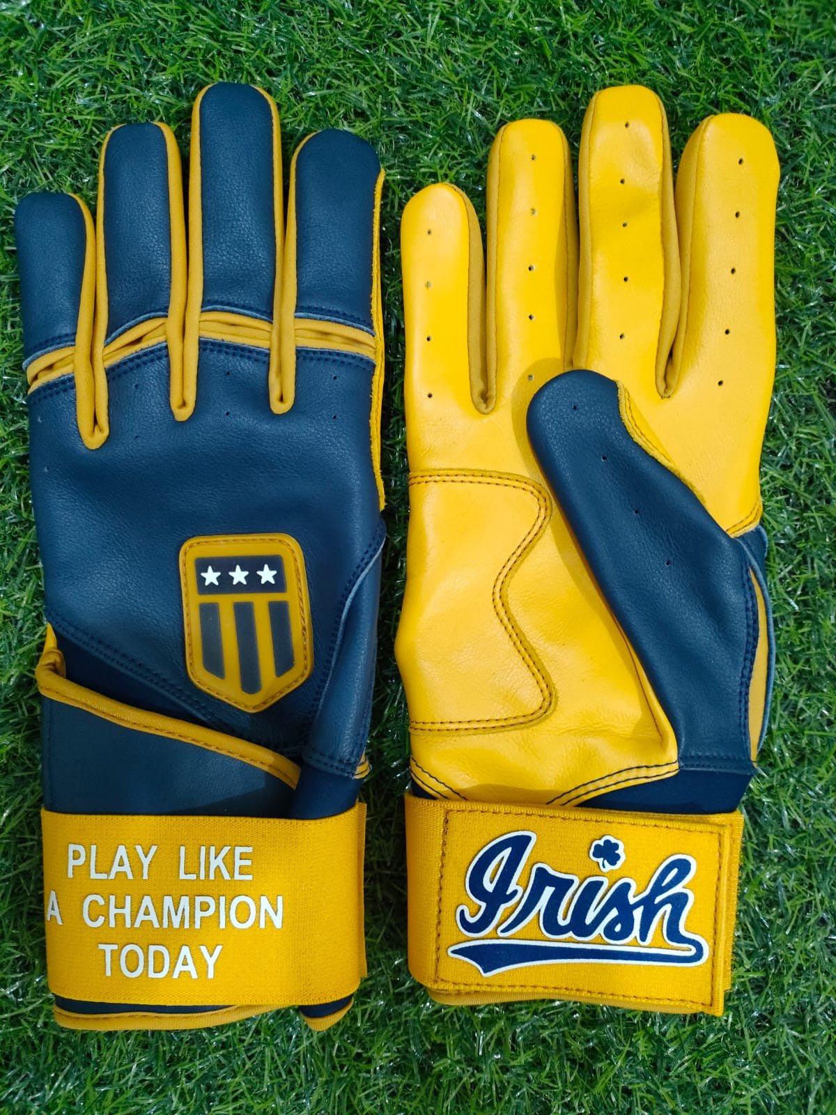 Luck of the Irish Long Cuff Batting Gloves-0