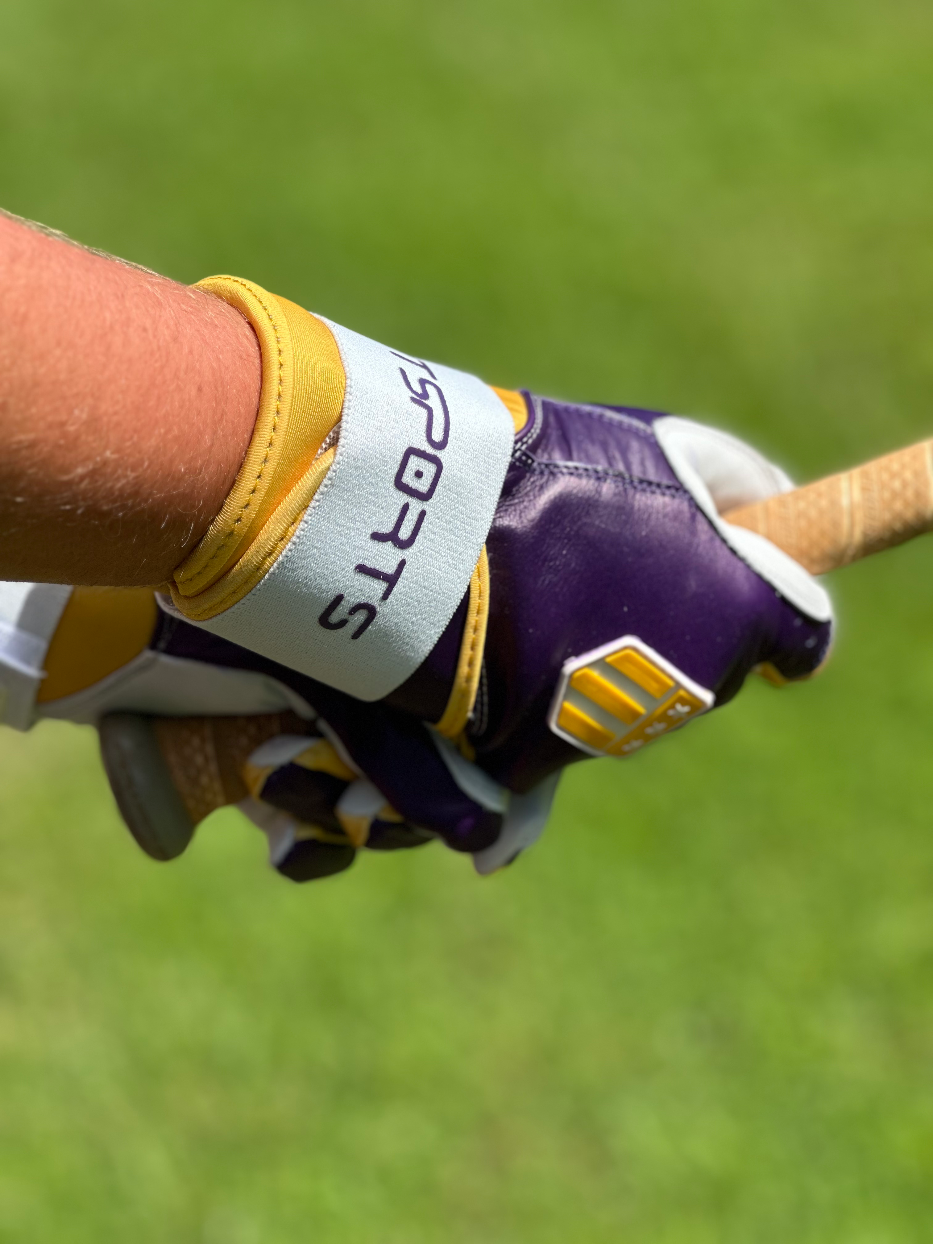 Long Cuff Purple with White Palm-3