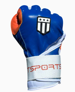 Long cuff Royal Blue with Orange Stock-2