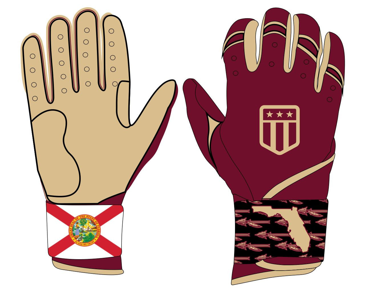 NOLES Long Cuff Batting Glove-1