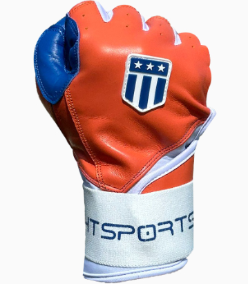 Long cuff Orange and Royal Blue Stock-2