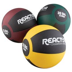Reactor Rubber Medicine Ball (25 lb - Maroon)-0