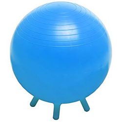 Stability Ball with Feet (45 CM - Light Blue)-0