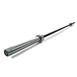 Olympic-Style Bar Black Zinc w/Chrome-0