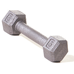 Hex Dumbbell w/ Straight Handle 5 lb-0