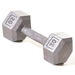 Hex Dumbbell w/ Straight Handle 20 lb-0