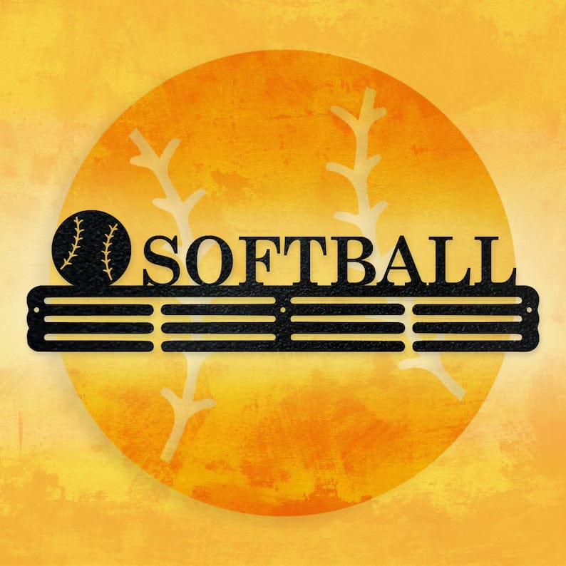Softball Sport Awards Medal Hanger