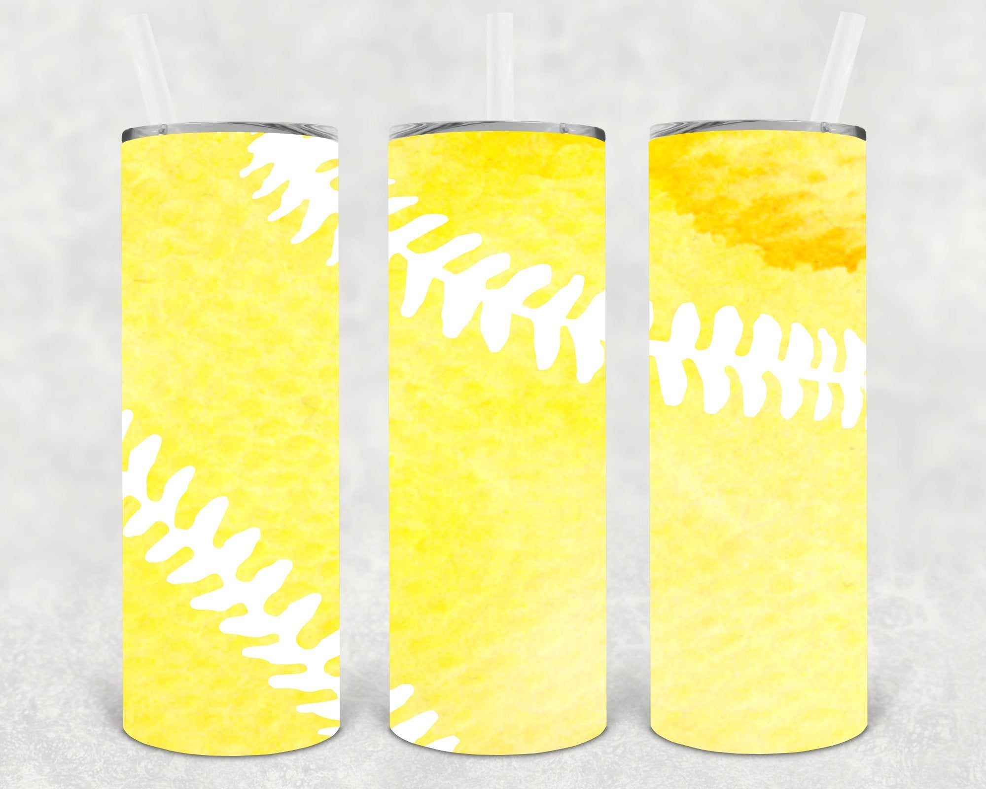 Softball 20 oz Skinny Tumbler