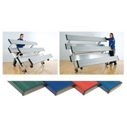 2 Row 8' Tip n' Roll Bleachers (colored)-0