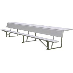 7.5' Player's Bench with shelf-0