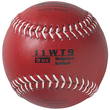 Weighted Leather 11 Softball-7