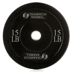 Olympic Rubber Plate Black 15lb-0
