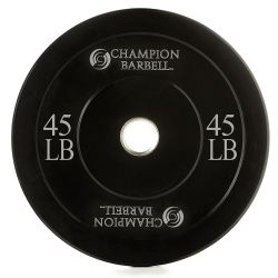 Olympic Rubber Plate Black 45lb-0
