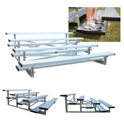 4 Row 21' Low Rise Pref. Bleacher-0