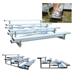 4 Row 15' Low Rise Bleacher-0