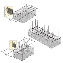Ceiling Cage Net Suspension Kit-0