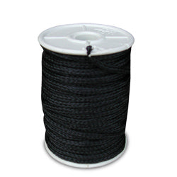 Black Poly Twine 3mm 100' Spool-0