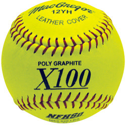 MacGregor® 12" NFHS Fast Pitch Softballs (Dozen)-0