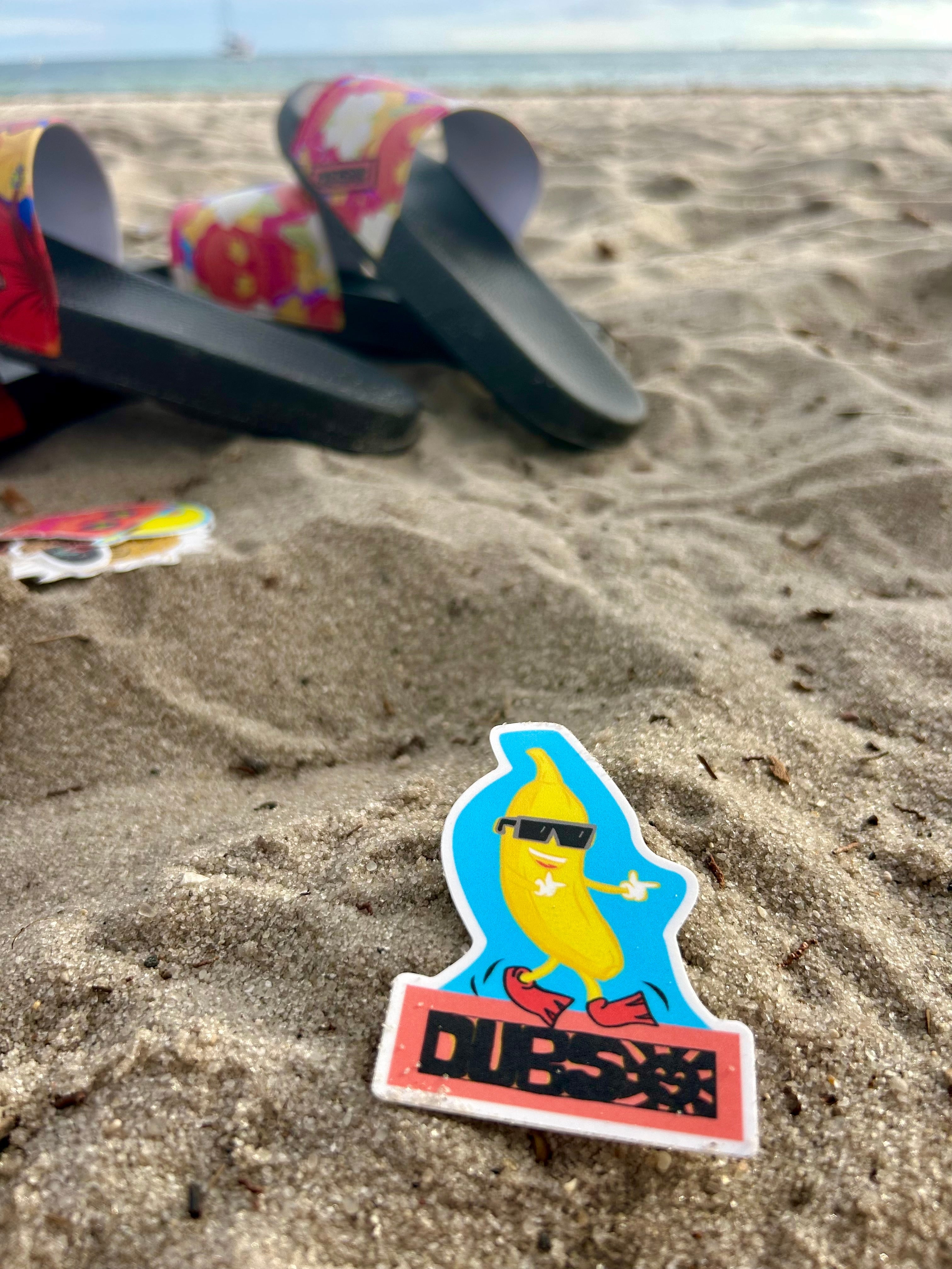 Six Shooter Banana Sticker-1