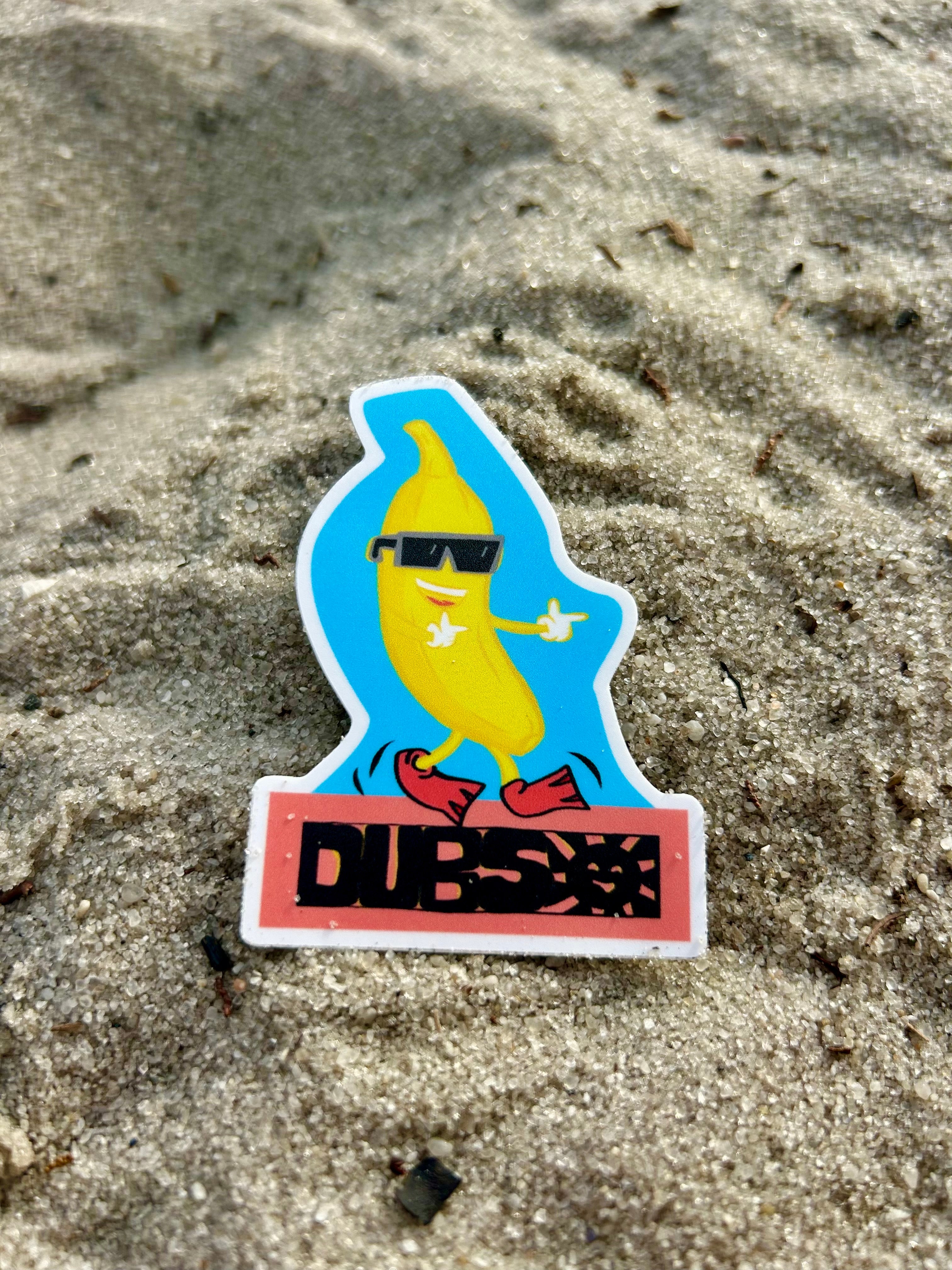 Six Shooter Banana Sticker-0