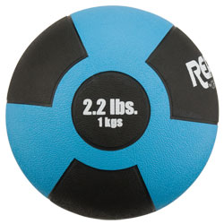 Reactor Rubber Medicine Ball (2.2 lb - Light Blue)-0