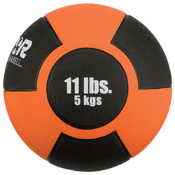 Reactor Rubber Medicine Ball (11 lb - Orange)-0