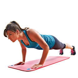 BSN SPORTS Hanging Workout Mat - 48\"x20.5\"x3/8\" - Red-0