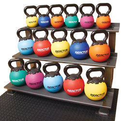 Reactor 8 in. Rubber Kettlebell (14lb)-0