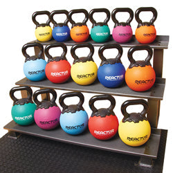 Reactor 8 in. Rubber Kettlebell (18lb)-0