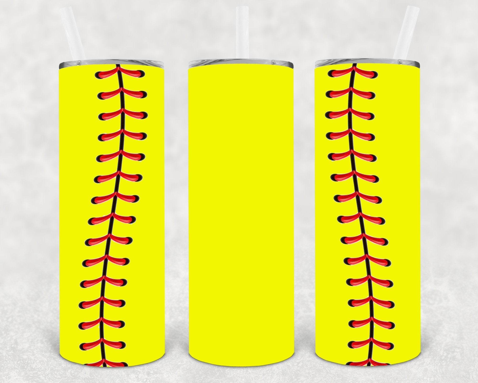 Softball 20 oz Skinny Tumbler