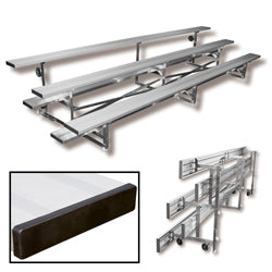 4 Row 8' Tip n' Roll Bleacher (seats 20)-0
