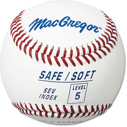 MacGregor®Safe/Soft Baseballs - Level 5 (Dozen)-0