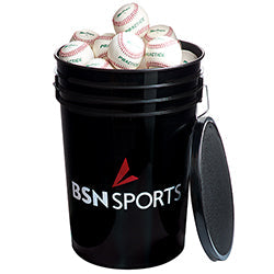 BSN SPORTS Bucket w/3 dz 79P Baseballs-0
